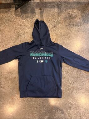 Nike Seattle Mariners Navy Pullover Hoodie
